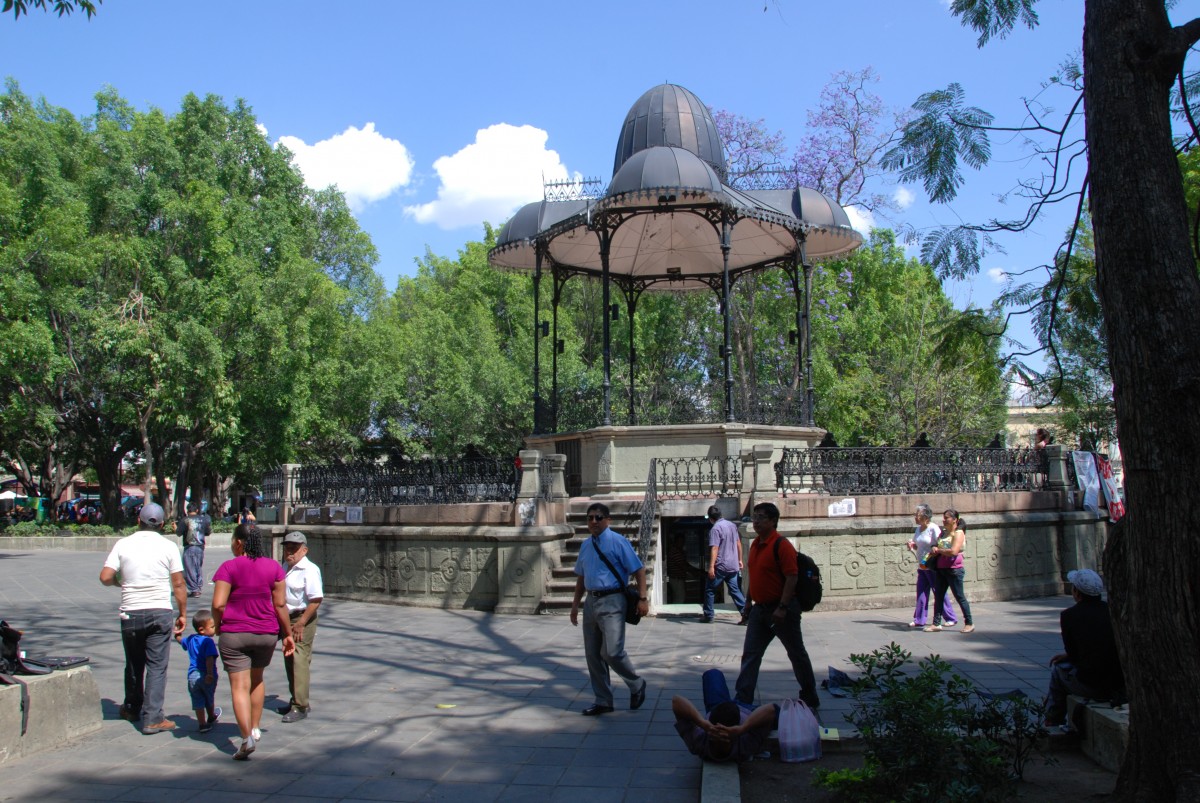 Der Zócalo im Zentrum von Oaxaca