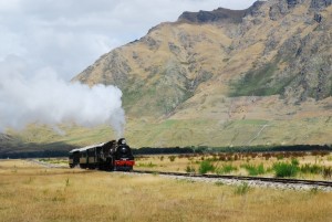Kingston Flyer mit Dampflok